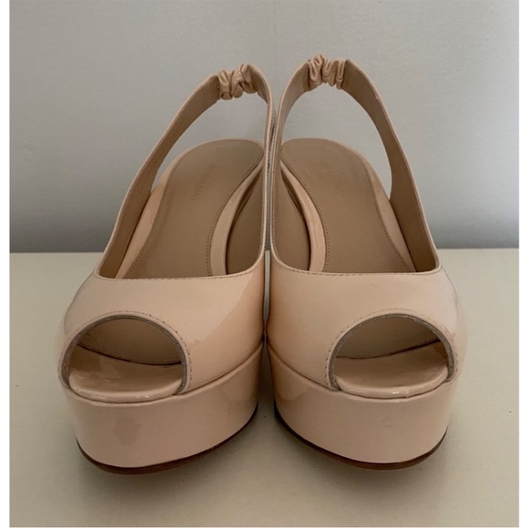 Stuart weitzman patent leather wedge sandals - Picture 1 of 8